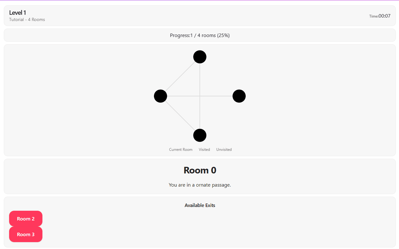 Screenshot of final application