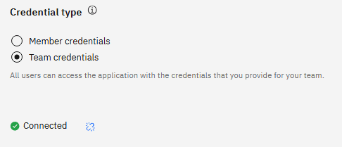 Successful OAuth connection confirmation in watsonx Orchestrate